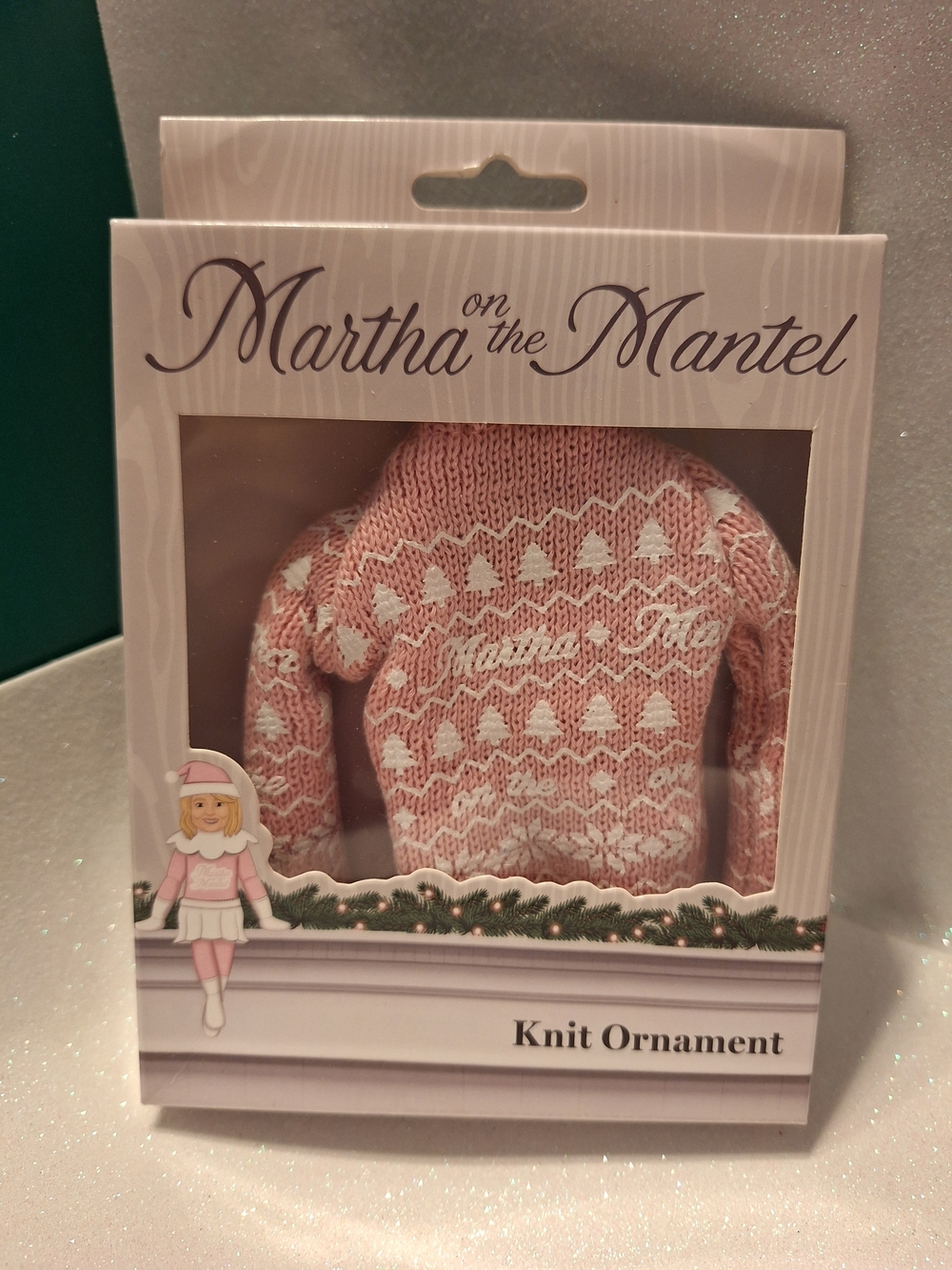 Martha on The Mantel Sweater Collectible Ornament New